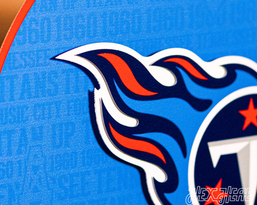 CLOSE OUT -- Tennessee Titans CRAFT SERIES 3D Embossed Metal Wall Art