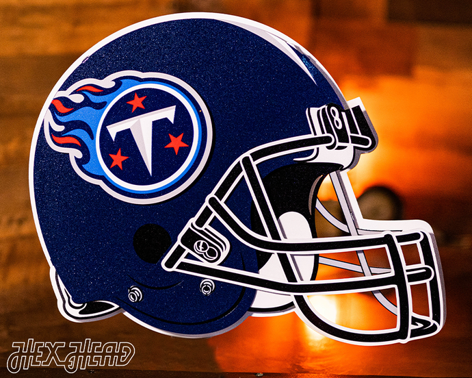 Nfl- Tennessee Titans Metal Football Art