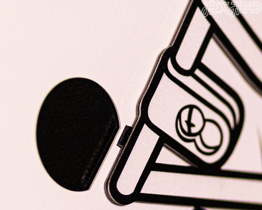 Texas Longhorns BLITZ COLLECTION - 8 LAYER Helmet 3D Metal Wall Art