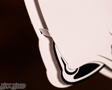 Texas Longhorns BLITZ COLLECTION - 8 LAYER Helmet 3D Metal Wall Art