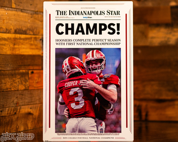Indianapolis Star Hoosiers 2025 National Championship Front Page - JAN 19, 2026