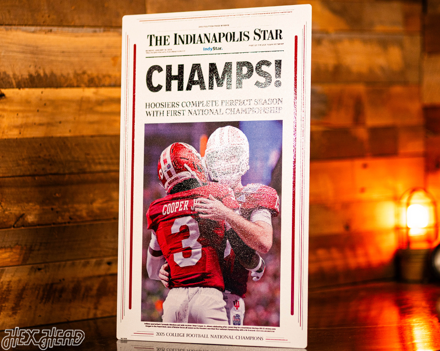 Indianapolis Star Hoosiers 2025 National Championship Front Page - JAN 19, 2026