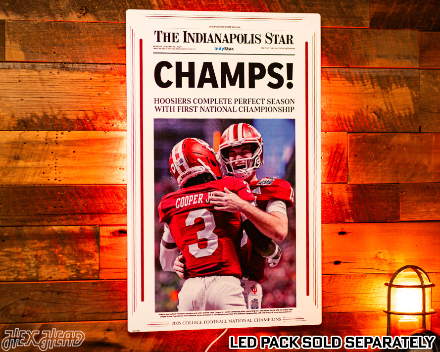Indianapolis Star Hoosiers 2025 National Championship Front Page - JAN 19, 2026