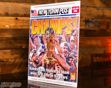 New York Post Knicks 2026 NBA Finals CHAMPIONS! Front Page - JUNE 14, 2026