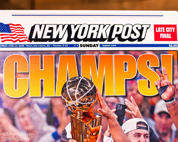 New York Post Knicks 2026 NBA Finals CHAMPIONS! Front Page - JUNE 14, 2026