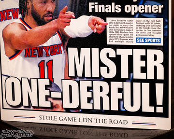 New York Post Knicks 2026 NBA Finals GAME 1 Front Page - JUNE 4, 2026