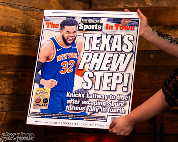 New York Post Knicks 2026 NBA Finals GAME 2 Front Page - JUNE 6, 2026