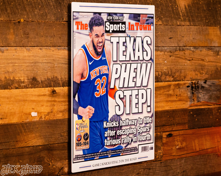 New York Post Knicks 2026 NBA Finals GAME 2 Front Page - JUNE 6, 2026