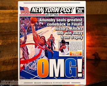 New York Post Knicks 2026 NBA Finals GAME 4 Front Page - JUNE 11, 2026