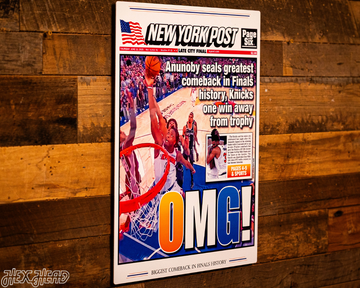 New York Post Knicks 2026 NBA Finals GAME 4 Front Page - JUNE 11, 2026