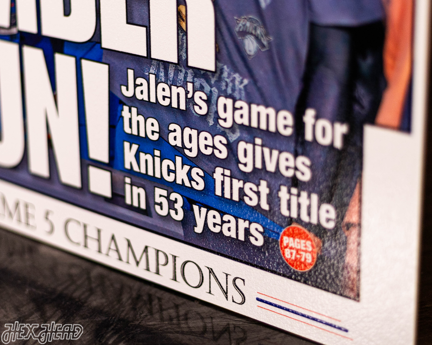 New York Post Knicks 2026 NBA Finals GAME 5 Front Page - JUNE 14, 2026