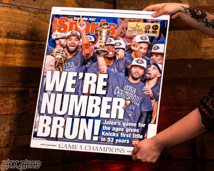 New York Post Knicks 2026 NBA Finals GAME 5 Front Page - JUNE 14, 2026