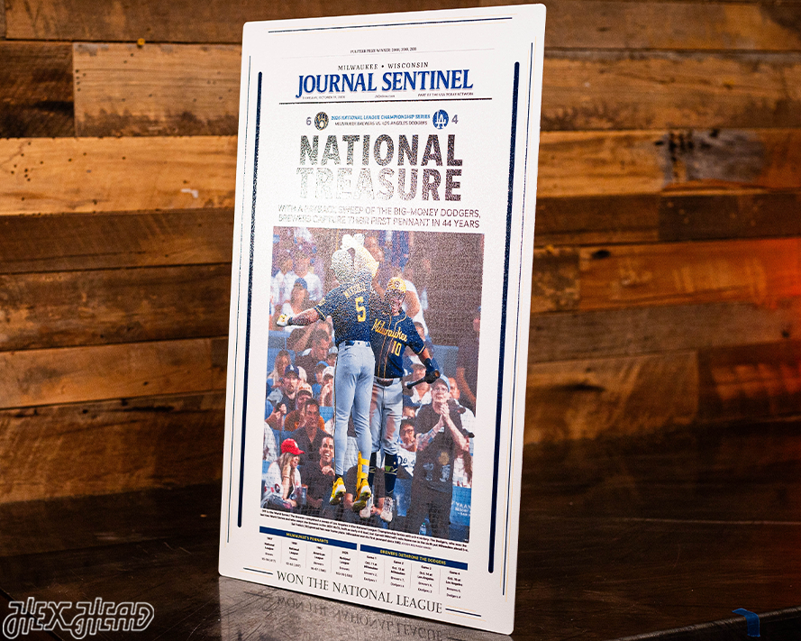 Journal Sentinel Brewers 2026 National League Front Page - OCT 15, 2026