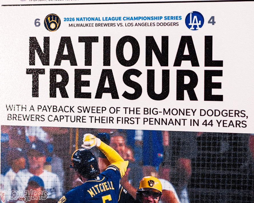 Journal Sentinel Brewers 2026 National League Front Page - OCT 15, 2026