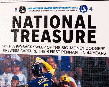 Journal Sentinel Brewers 2026 National League Front Page - OCT 15, 2026