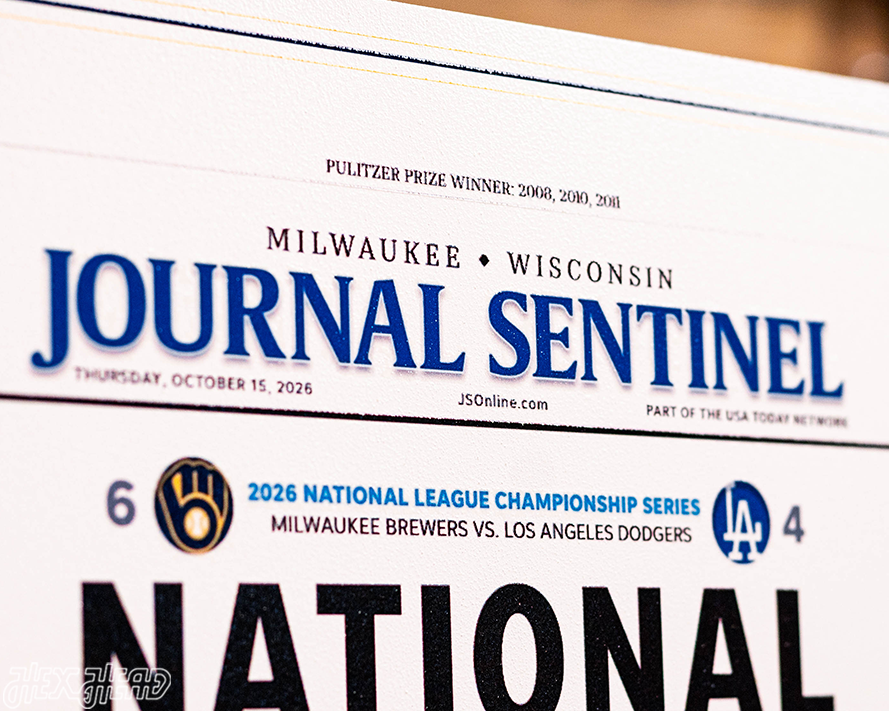 Journal Sentinel Brewers 2026 National League Front Page - OCT 15, 2026