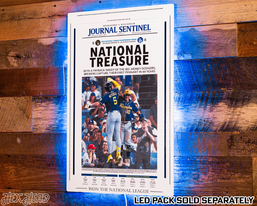 Journal Sentinel Brewers 2026 National League Front Page - OCT 15, 2026