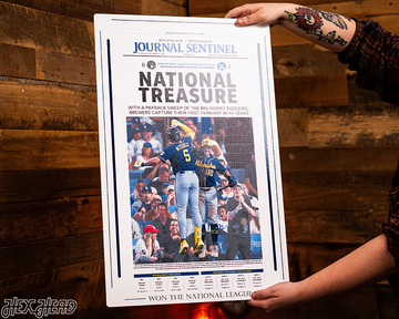 Journal Sentinel Brewers 2026 National League Front Page - OCT 15, 2026