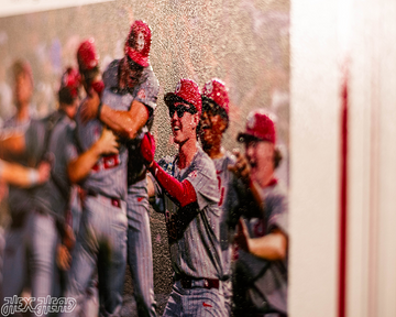 Oklahoma Sooners 2026 Baseball World Series Champions Front Page - JUNE 22, 2026 Metal Wall Art