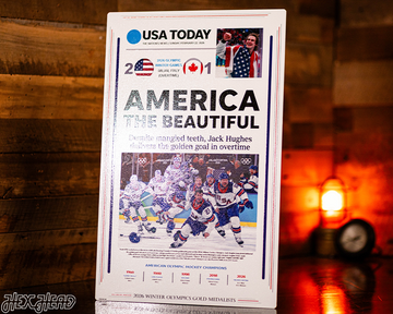 USA Today 2026 Olympic Men's Hockey Champions Front Page -- FEB 22, 2026