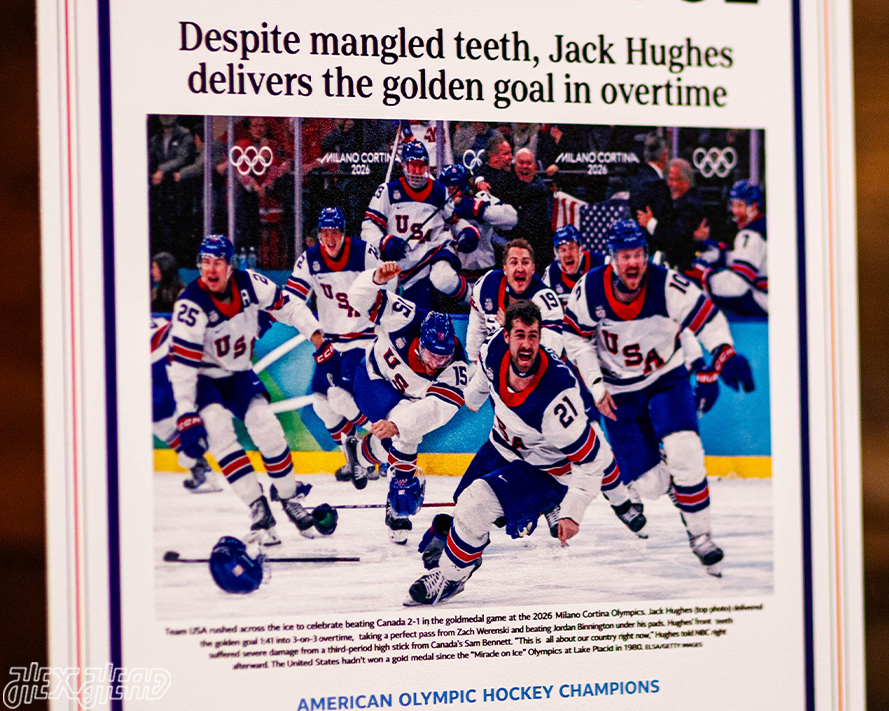 USA Today 2026 Olympic Men's Hockey Champions Front Page -- FEB 22, 2026