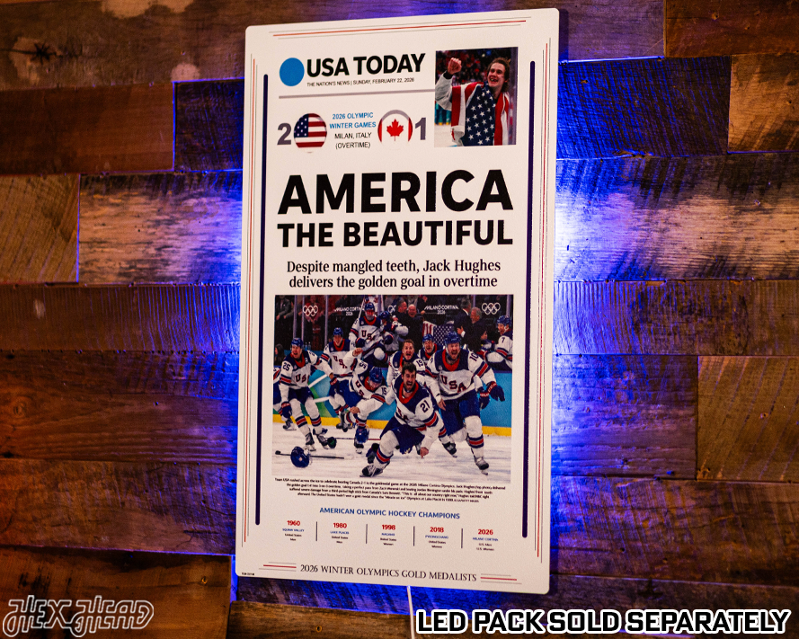 USA Today 2026 Olympic Men's Hockey Champions Front Page -- FEB 22, 2026