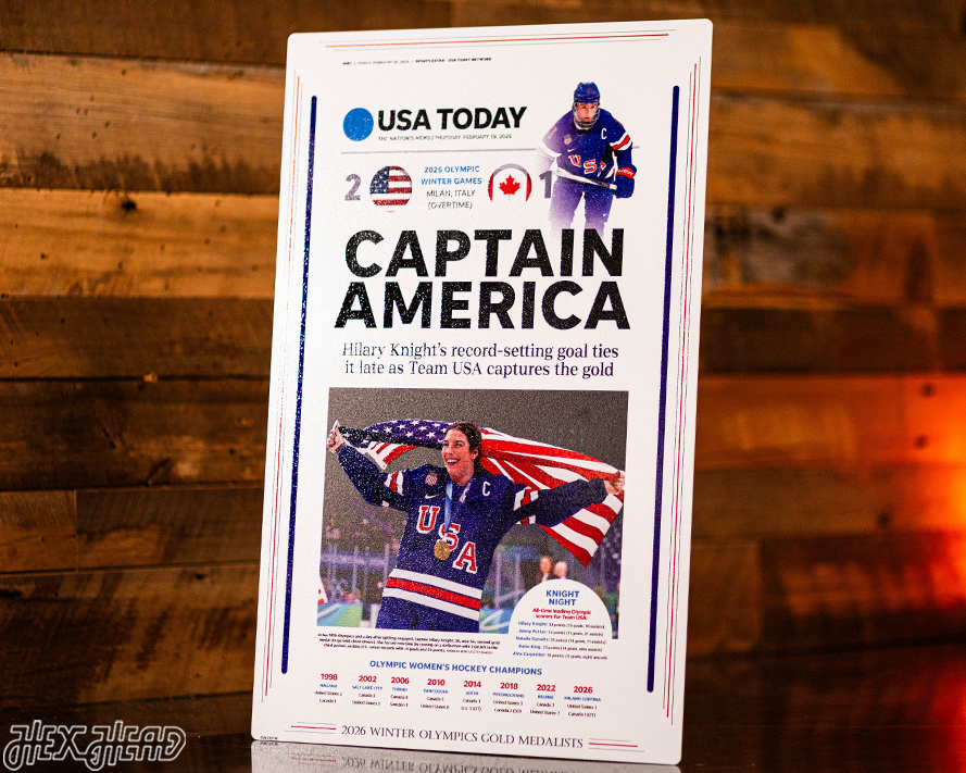 USA Today 2026 Olympic Women's Hockey Champions Front Page -- FEB 20, 2026