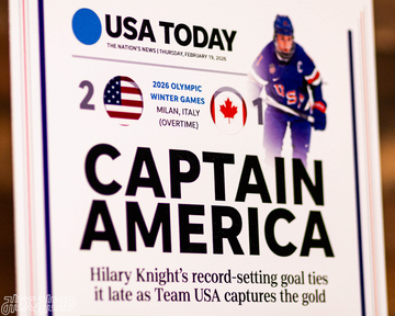 USA Today 2026 Olympic Women's Hockey Champions Front Page -- FEB 20, 2026