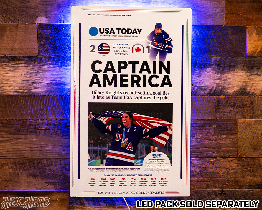 USA Today 2026 Olympic Women's Hockey Champions Front Page -- FEB 20, 2026