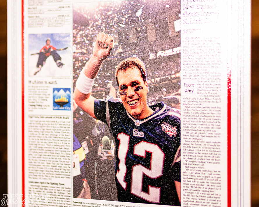 USA Today New England Patriots 2002 Super Bowl Front Page -- FEB 4, 2002
