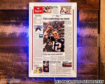 USA Today New England Patriots 2002 Super Bowl Front Page -- FEB 4, 2002
