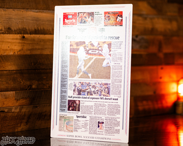 USA Today New England Patriots 2004 Super Bowl Front Page -- FEB 2, 2004