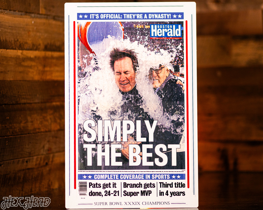 Boston Herald New England Patriots 2005 Super Bowl Front Page - FEB 7, 2005