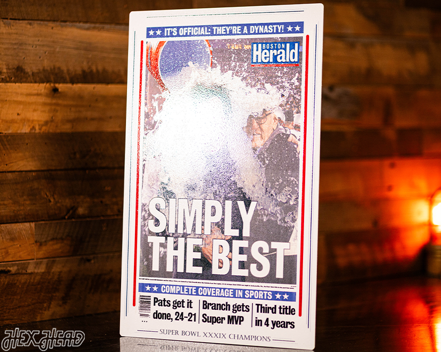 Boston Herald New England Patriots 2005 Super Bowl Front Page - FEB 7, 2005