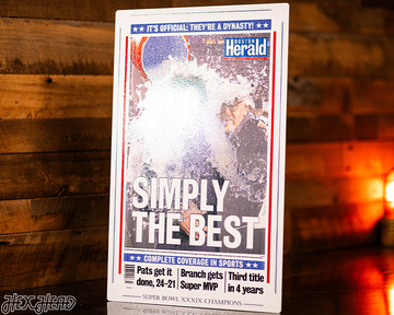 Boston Herald New England Patriots 2005 Super Bowl Front Page - FEB 7, 2005