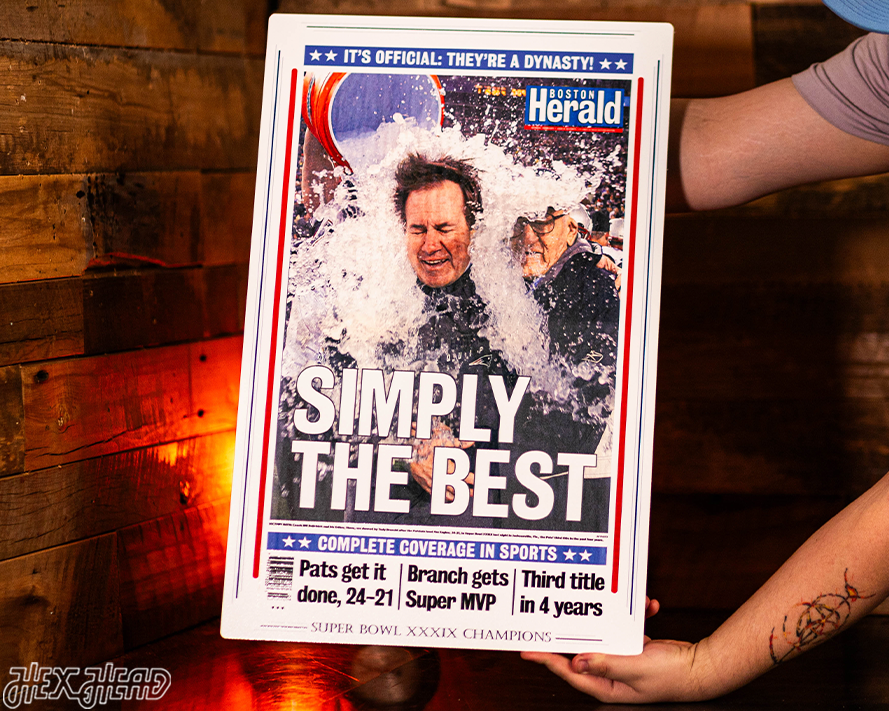 Boston Herald New England Patriots 2005 Super Bowl Front Page - FEB 7, 2005