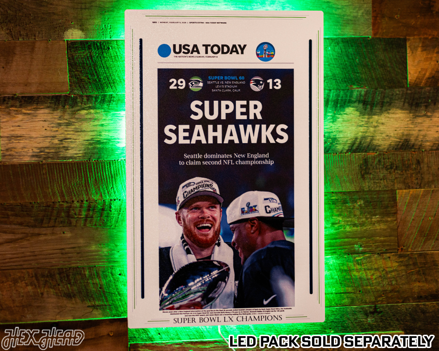 USA Today Seattle Seahawks Super Bowl LX CHAMPIONS! Front Page - FEB 9, 2026