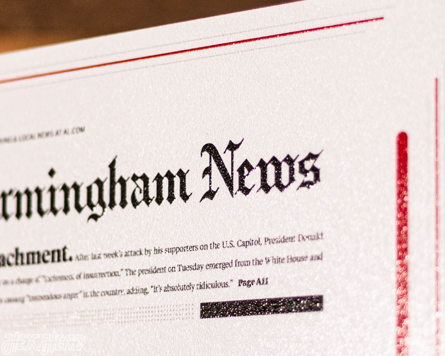 Birmingham News Crimson Tide 2021 Football National Champions Front Page - JAN 13, 2021