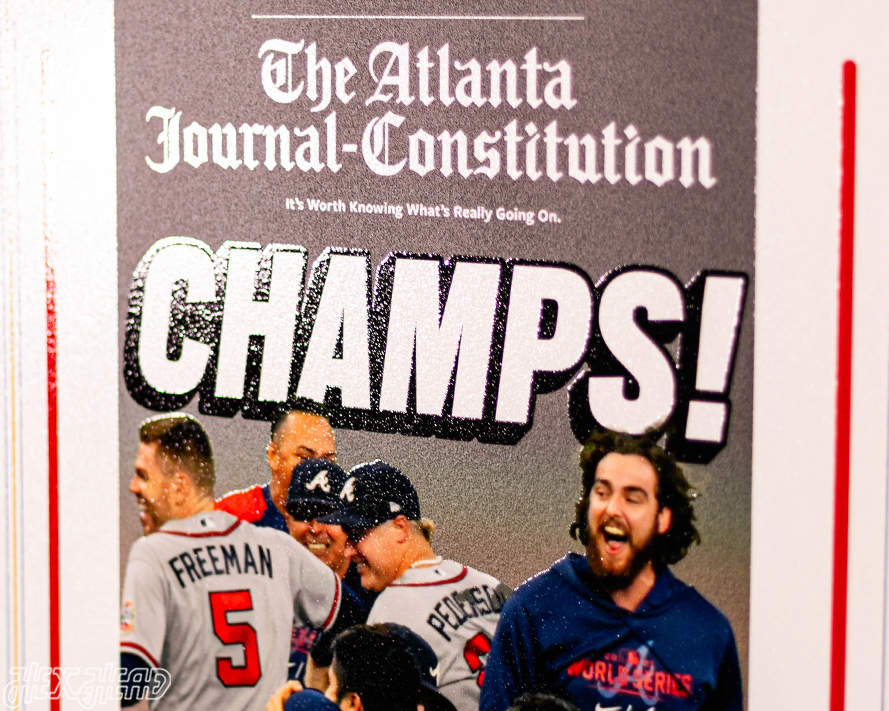 The Atlanta Journal Constitution Braves 2021 WORLD SERIES Front Page - NOV 3, 2021