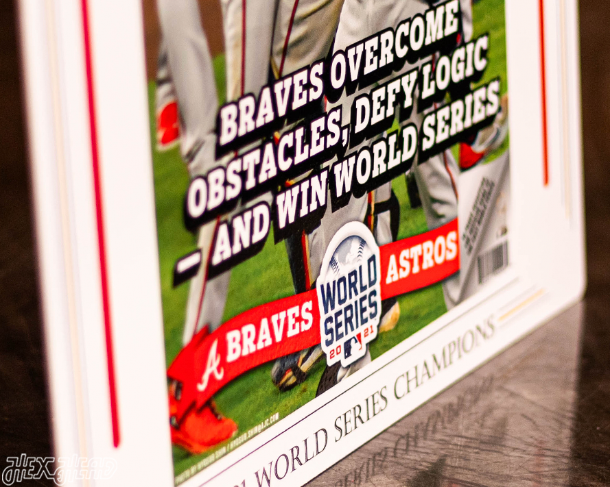 The Atlanta Journal Constitution Braves 2021 WORLD SERIES Front Page - NOV 3, 2021