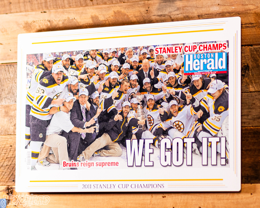 Boston Herald Bruins 2011 Stanley Cup Front Page - FEB 6, 2011