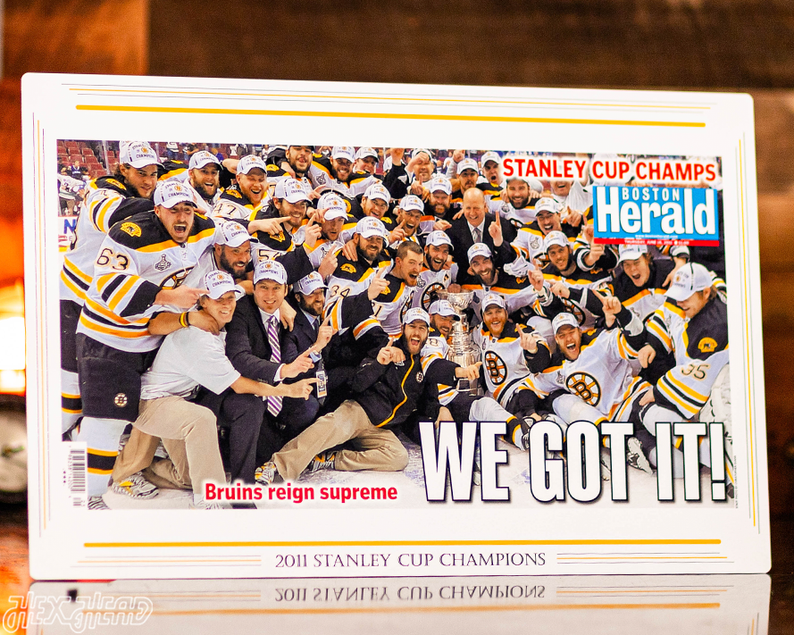 Boston Herald Bruins 2011 Stanley Cup Front Page - FEB 6, 2011