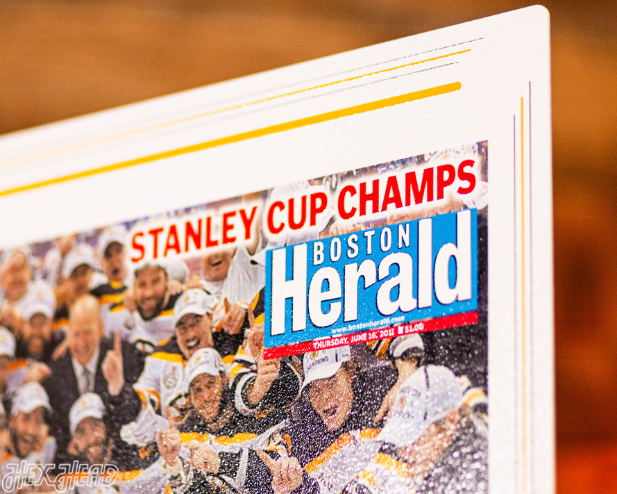 Boston Herald Bruins 2011 Stanley Cup Front Page - FEB 6, 2011