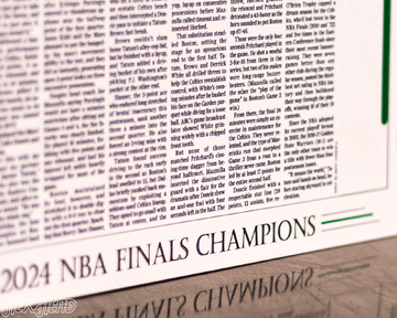 Boston Herald Celtics 2024 NBA FINALS Front Page - JUNE 18, 2024
