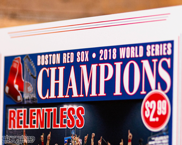 Boston Herald Red Sox 2018 World Series Front Page - OCT 29, 2018