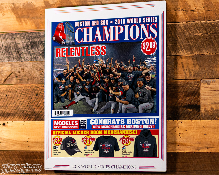Boston Herald Red Sox 2018 World Series Front Page - OCT 29, 2018