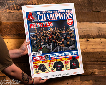 Boston Herald Red Sox 2018 World Series Front Page - OCT 29, 2018