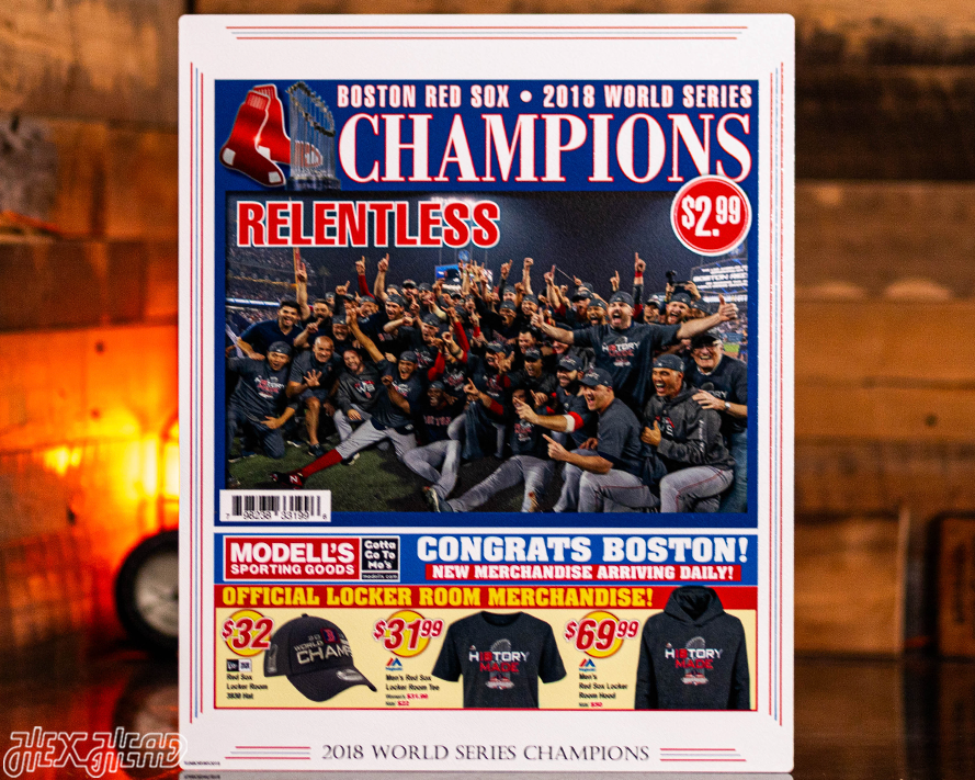 Boston Herald Red Sox 2018 World Series Front Page - OCT 29, 2018