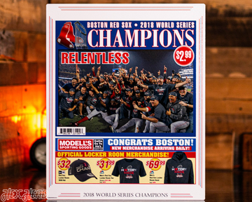 Boston Herald Red Sox 2018 World Series Front Page - OCT 29, 2018