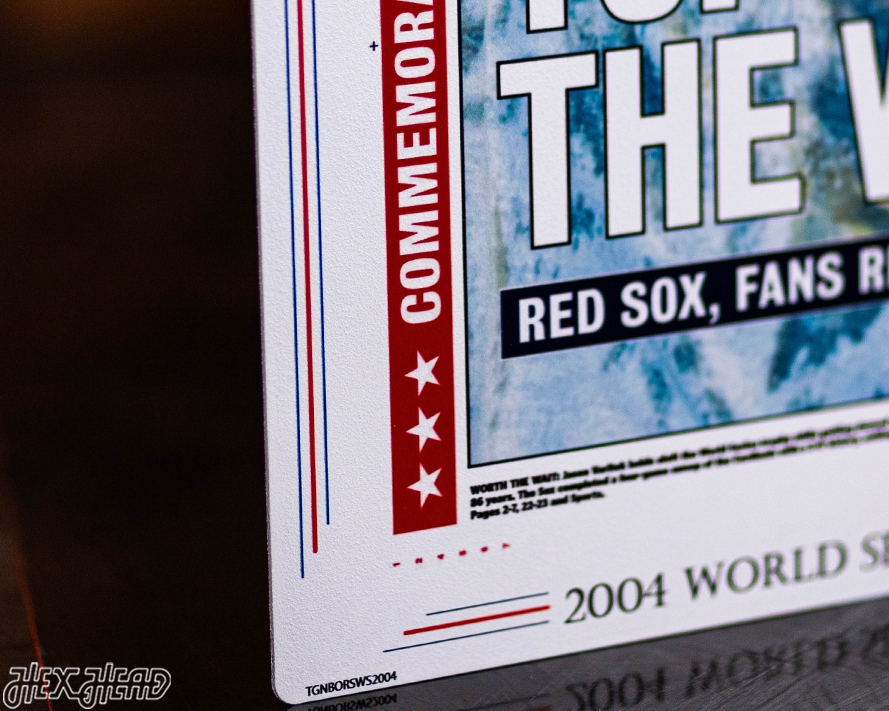 Boston Herald Red Sox 2004 World Series Front Page - OCT 28, 2004